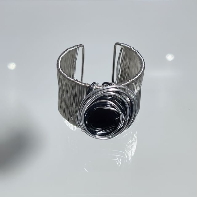Chunky Open Metal Bangle