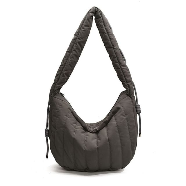 Quilted Plain Shoulder Bag