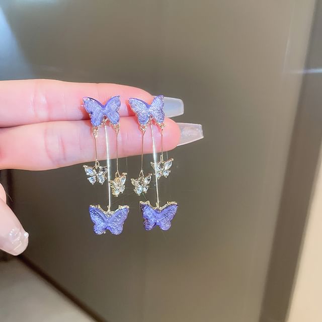 Flower / Butterfly Drop / Stud Earring (Various Designs)