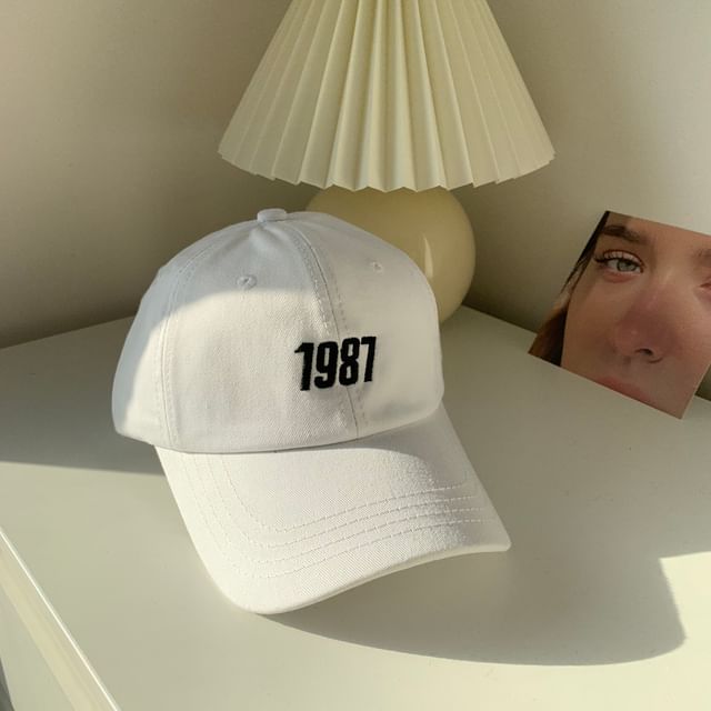 Number Embroidered Baseball Cap