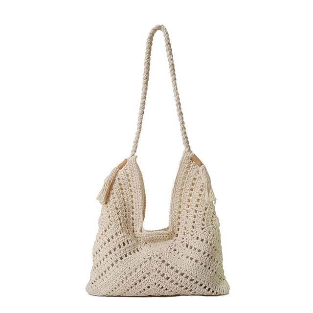 Crochet Lace Tote Bag