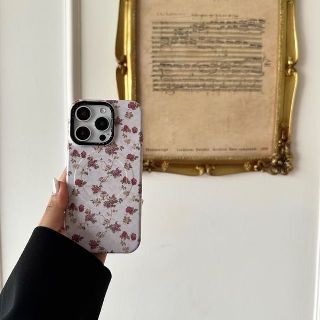 Floral Magnetic (Compatible with MagSafe) Phone Case