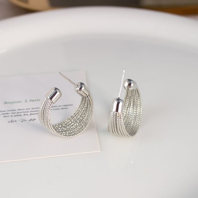 Geometry Hoop Earring / Clip-On Earring