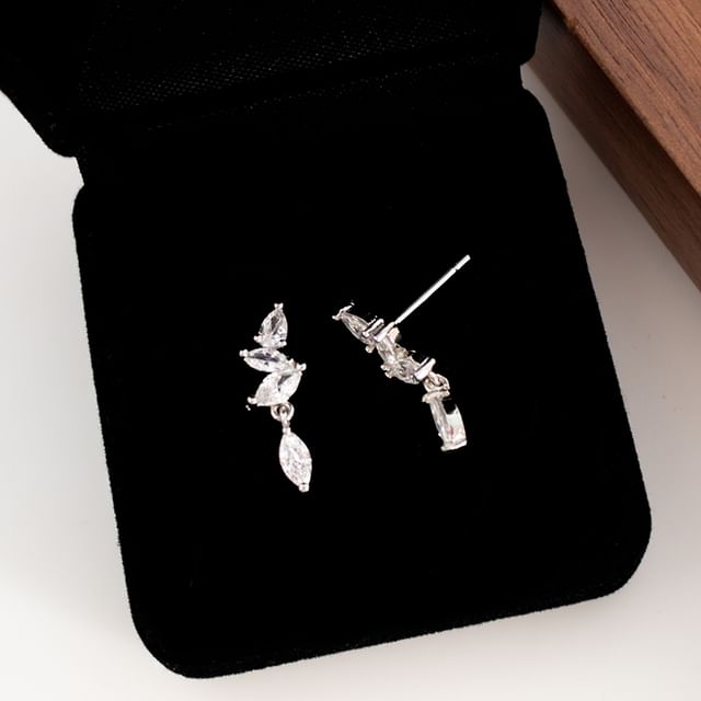 Rhinestone Drop Earring / Clip-On Earring