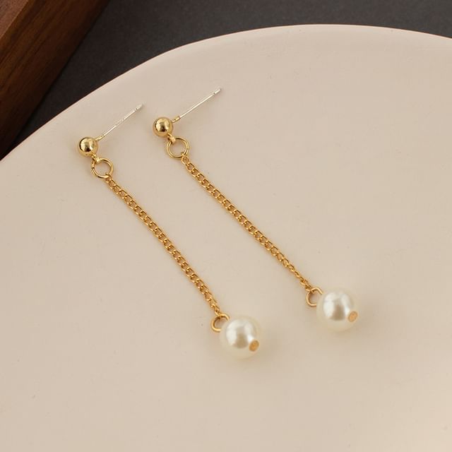 Faux Pearl Dangle Earring / Ear Cuff (Various Designs)