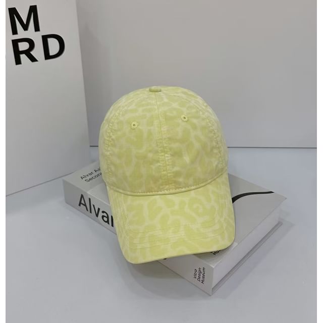 Leopard Print Baseball Cap