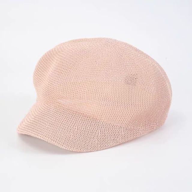 Plain Straw Beret
