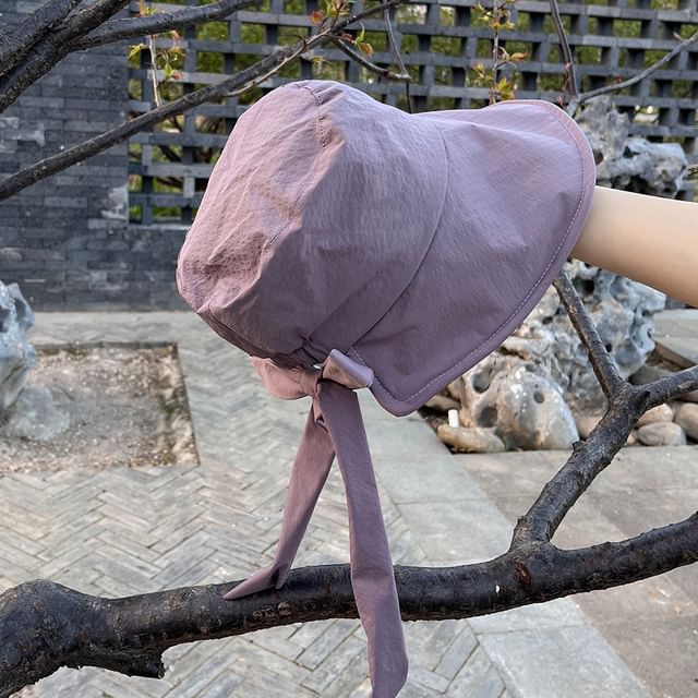 Plain Bow Bucket Hat