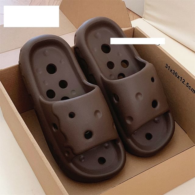 Couple Matching Plain Bathroom Home Slippers