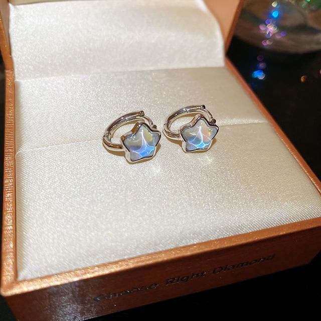 Star Hoop Earring