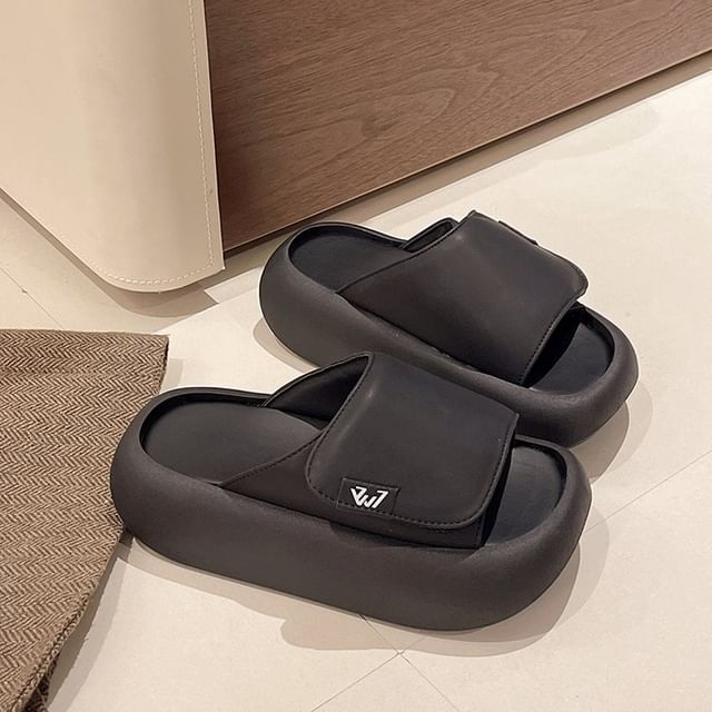 Platform Adhesive Sandals Strap