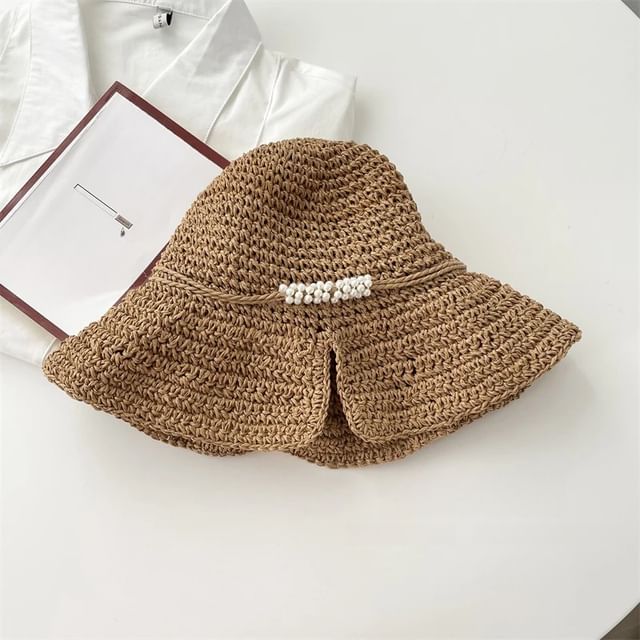 Cloche Straw Hat