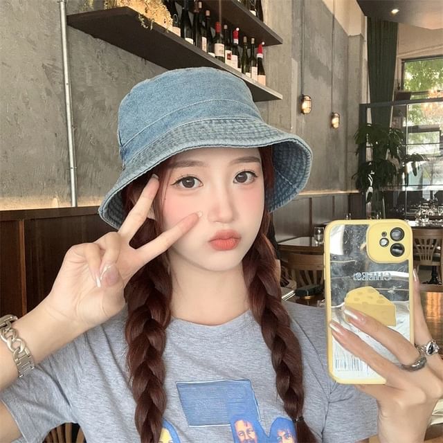 Denim Hat Bucket