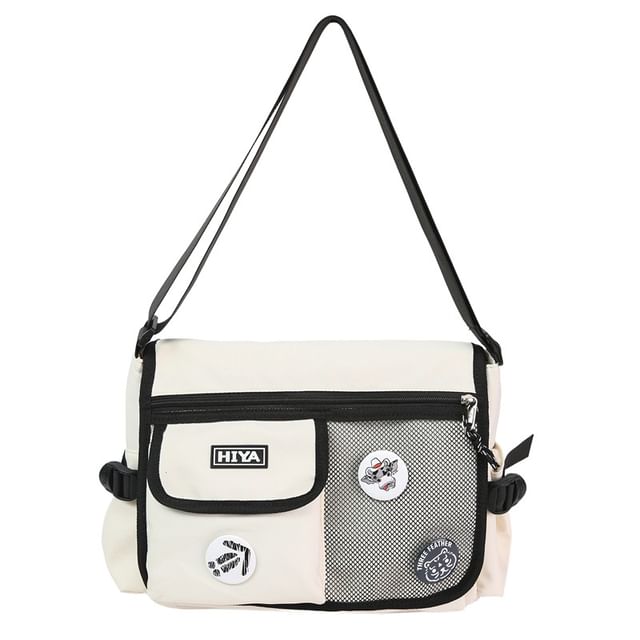 Pocket Mesh Crossbody Bag