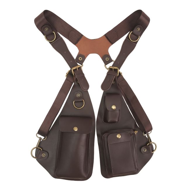 Leather Belt Faux Bag