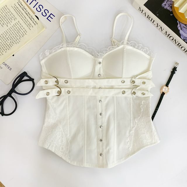 Lace Trim Bustier