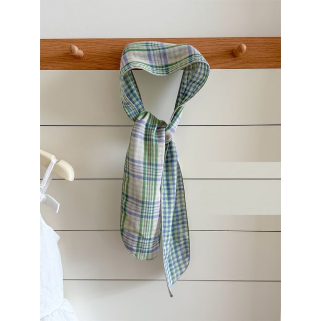 Scarf Reversible Plaid