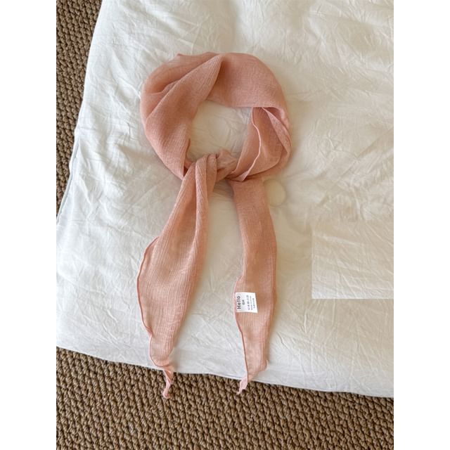 Jacquard Floral Sheer Scarf