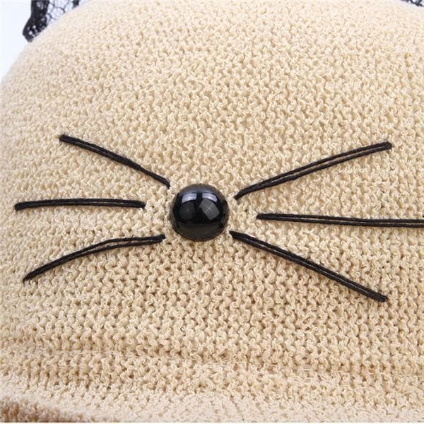Kawaii Lace Kitty Ears Bucket Hat SP1710637