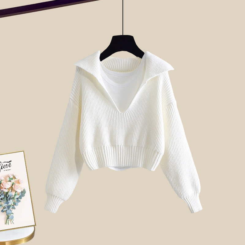 Blossom Sweater Cami Tulle Top Skirt Knit