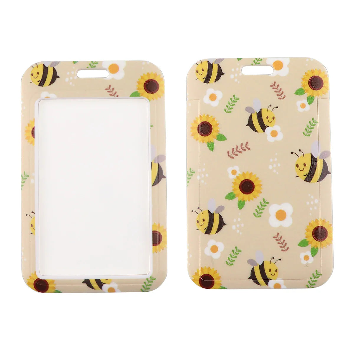 Floral Bee Lanyard and Card Holder