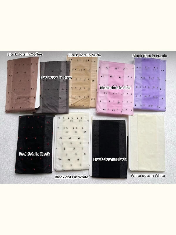 Collants à pois sucrés