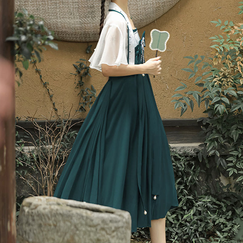 Bowknot Dress Flower Slip Decor