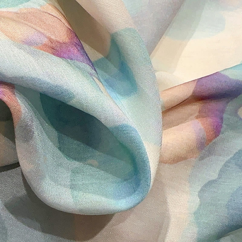 Blue Shirt Print Set Skirt Heart