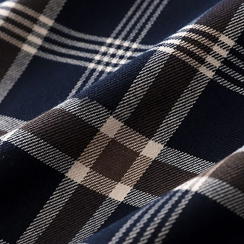 Lace Skirt Up Shirt Plaid Irregular Tulle