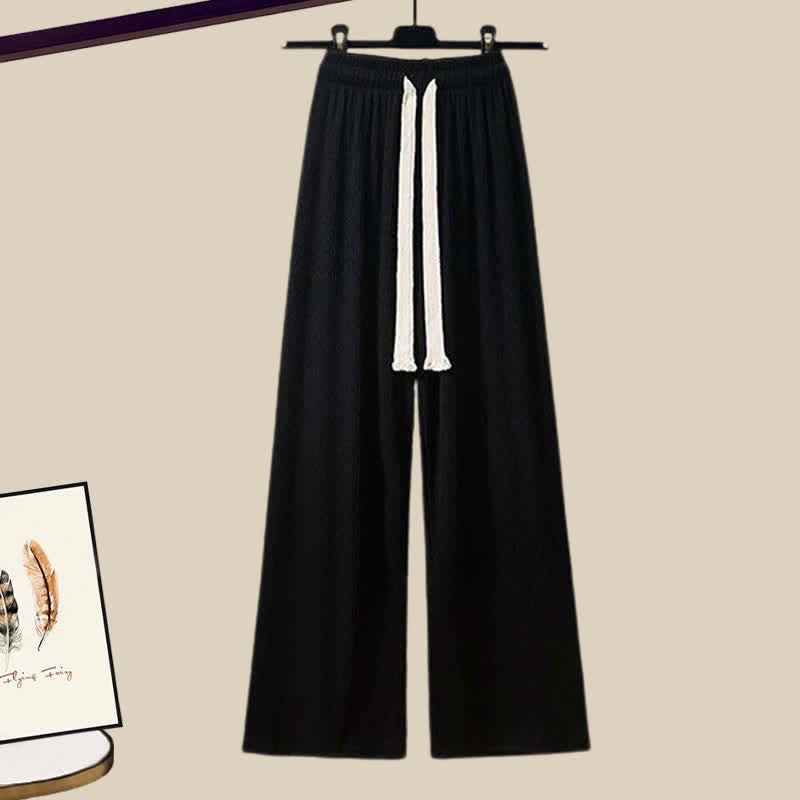 Sweater Set Green Cardigan Cable Denim Pants Lapel Shirt