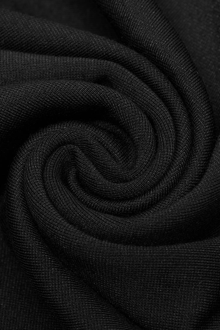 Bat Embroidery Slim Gothic Vest