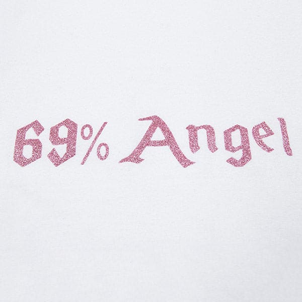 Pink Angel Crop Tee - Tops