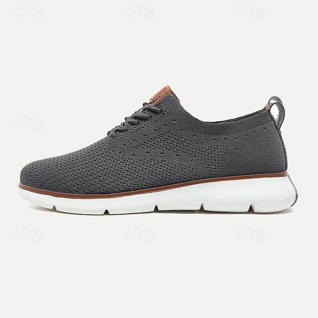 Men's Lightweight Breathable Knit Sneakers - Casual