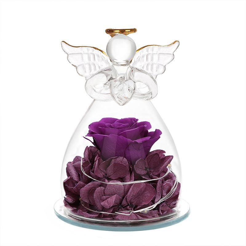 Angel Everlasting Flower Led Gift