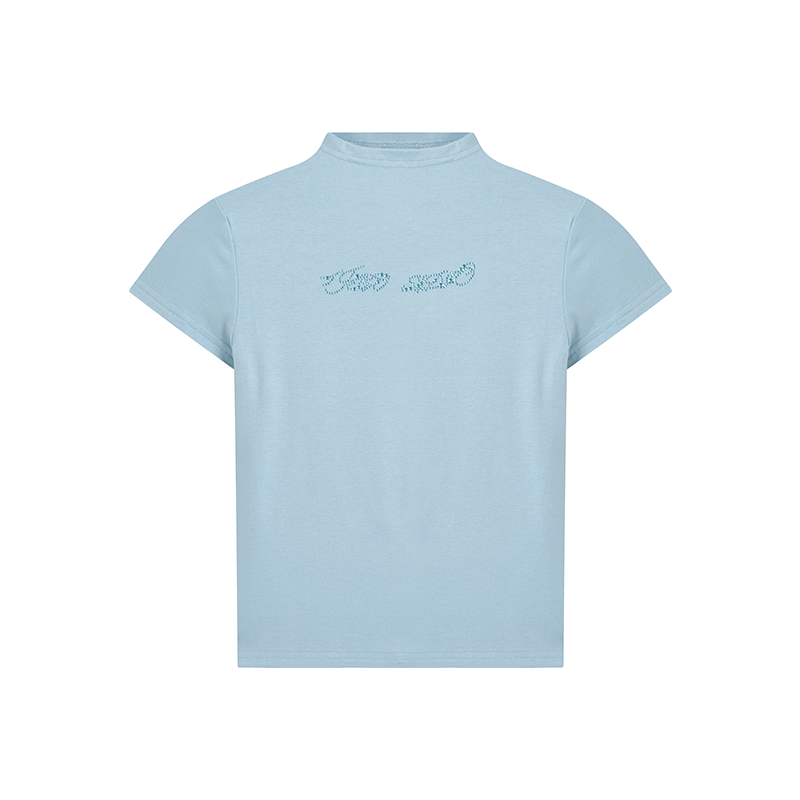 Summer Cropped Turtleneck T-shirt - Heartzcore