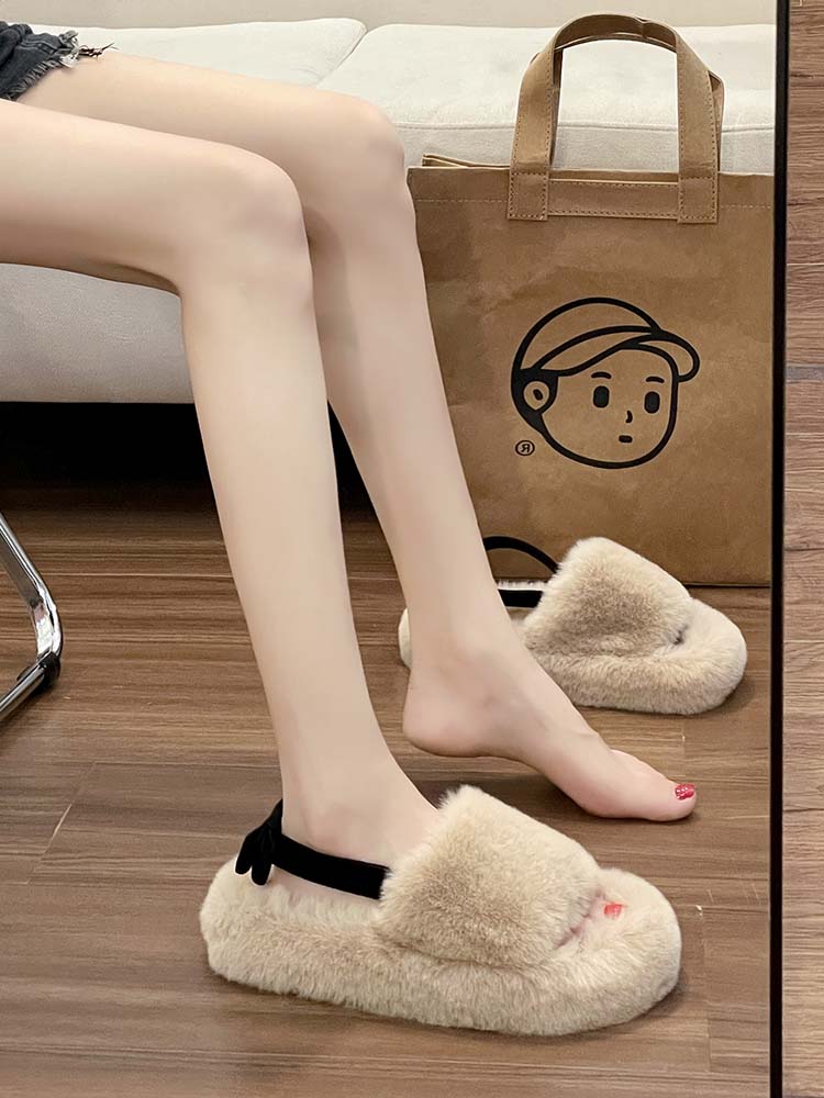 Cute Fluffy Home Slippers - Heartzcore