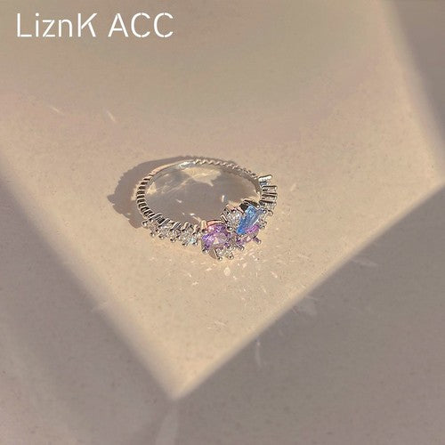 French Rose Petal Ring LIN10 - mkkawaiishop