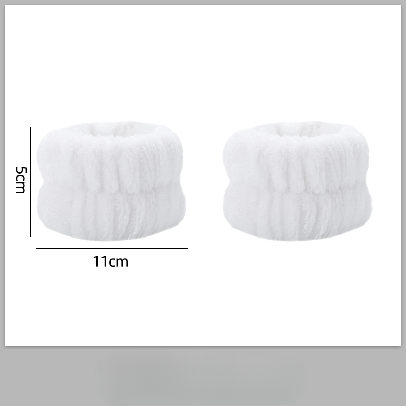 Süße rosa blau weiße Handgelenk Make-up Bänder ON687