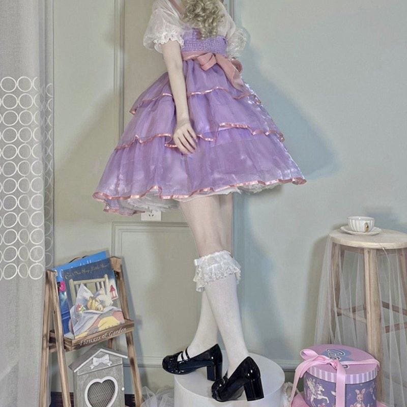 Jellycrystal Kawaii Princess JSK Lolita Dress - mkkawaiishop