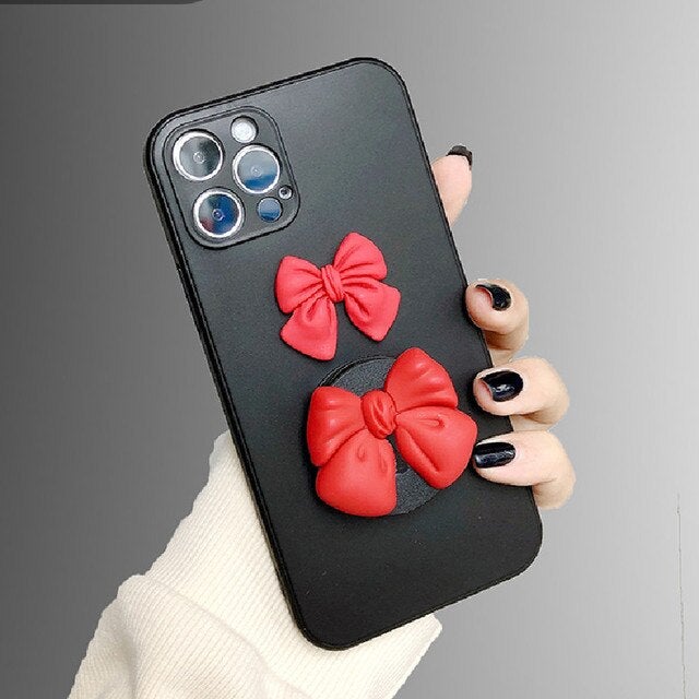 Android Xiaomi Bowknot Phone Case Kawaii Holder BM043 - mkkawaiishop