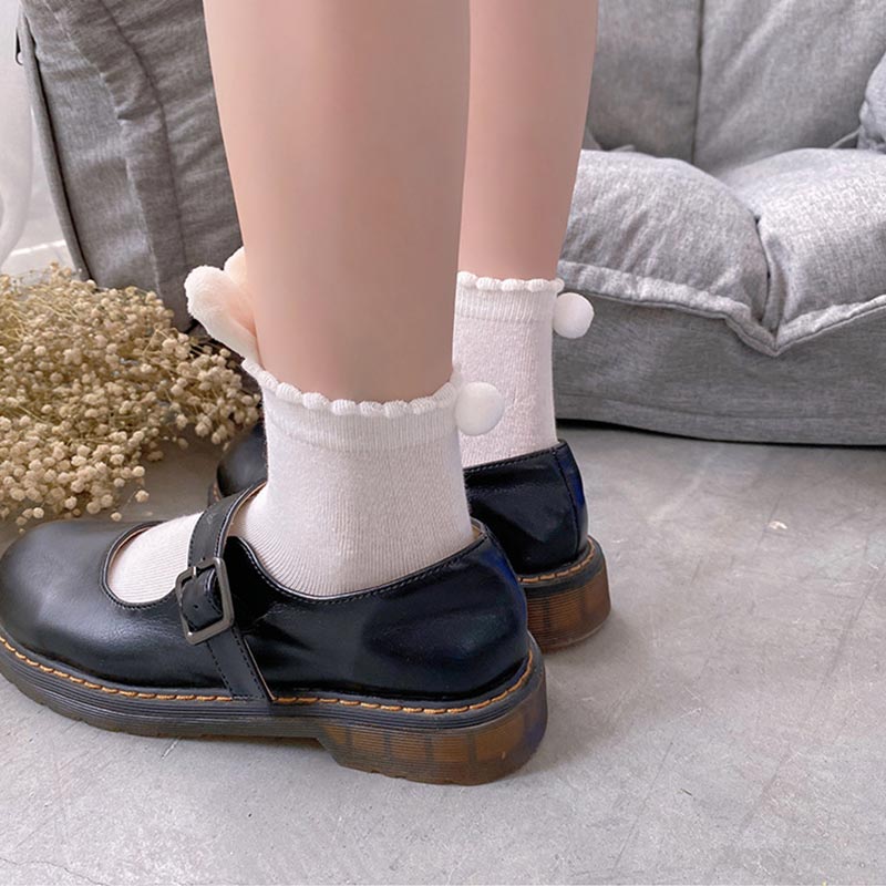 Bunny Ears Lolita Ankle Socks