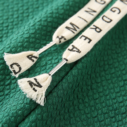 Letter Print Flowers Casual Set T-Shirt Pants