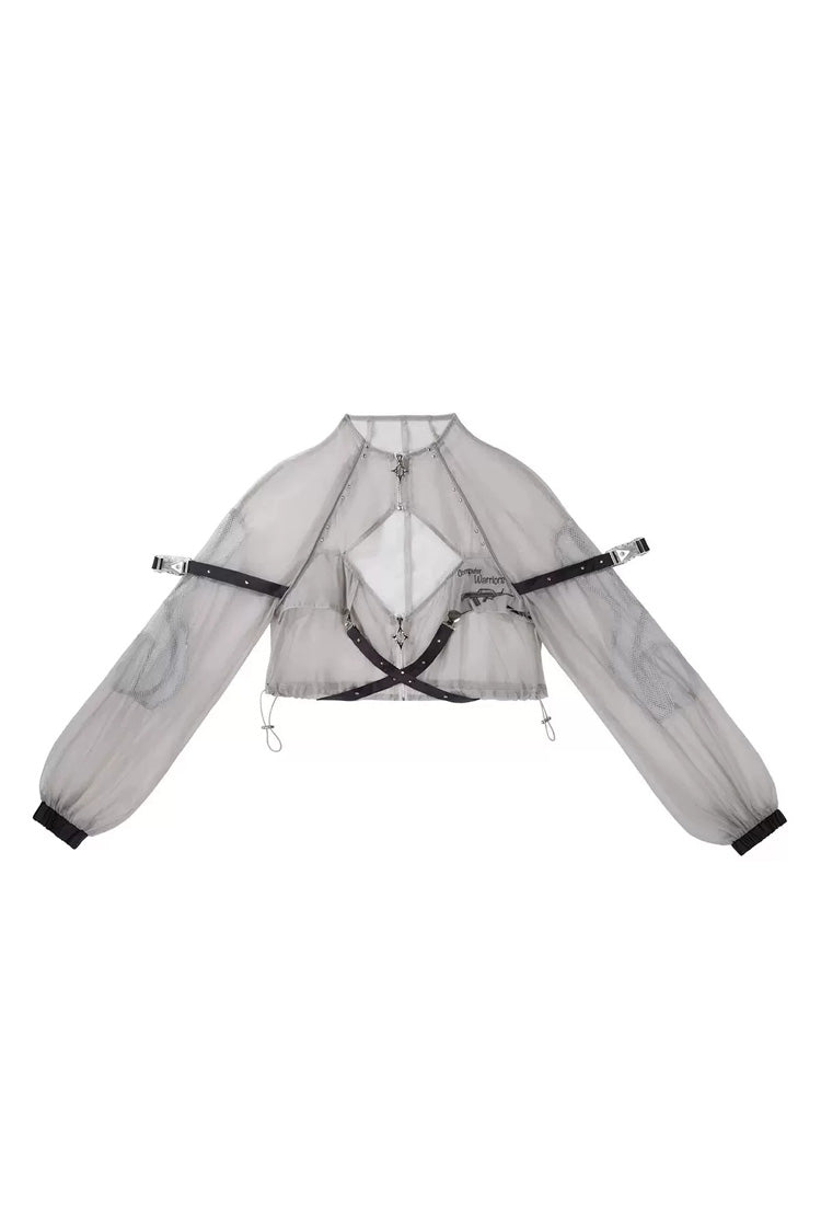 Infinite Battlefield Long Sleeves Printed Techwear Style Gothic Handsome Ouji Lolita Set