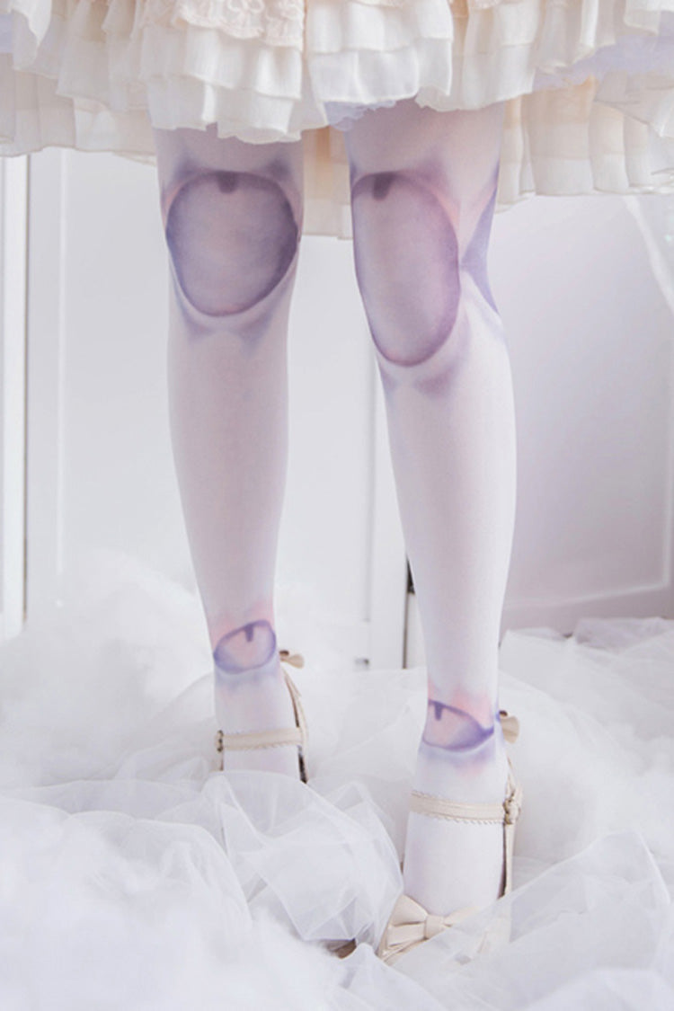 Sphere Print Doll Lolita Tights