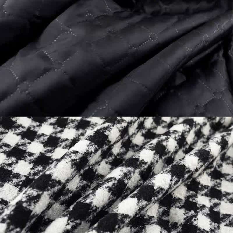 Lattice Blazer Print Lapel Slim Pants T-Shirt Denim Chic