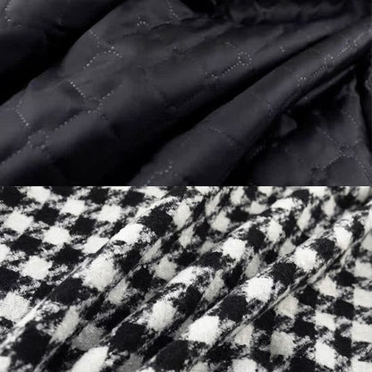 Lattice Blazer Print Lapel Slim Pants T-Shirt Denim Chic