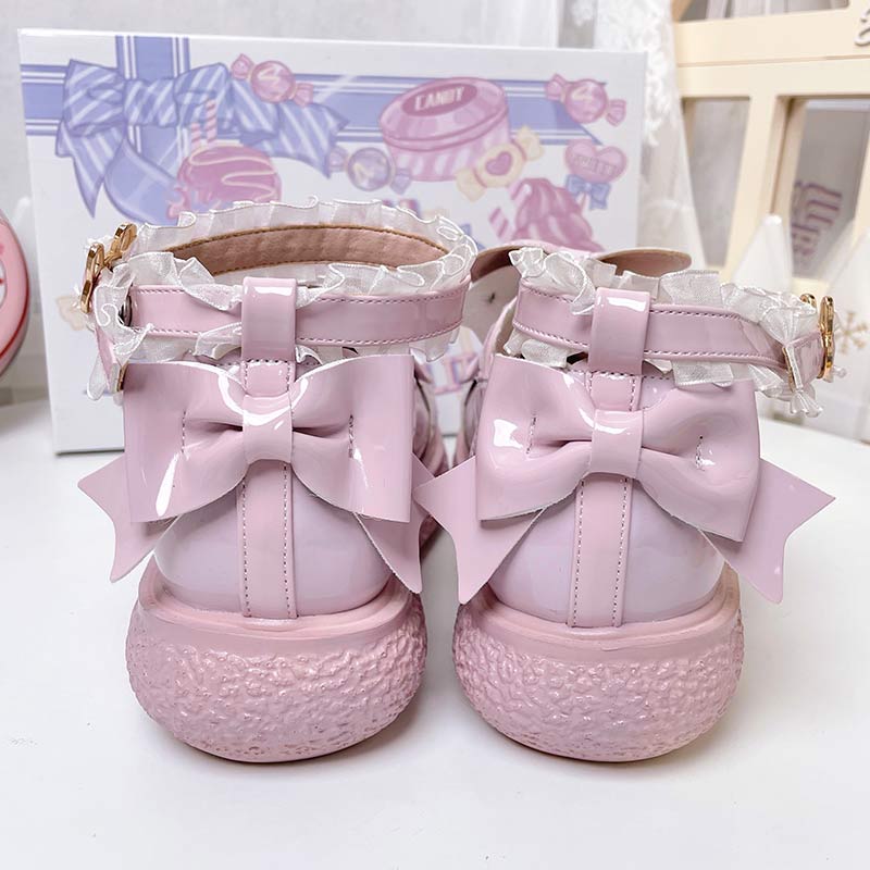 Lolita Mary Janes Schuhe mit Kawaii-Häschen