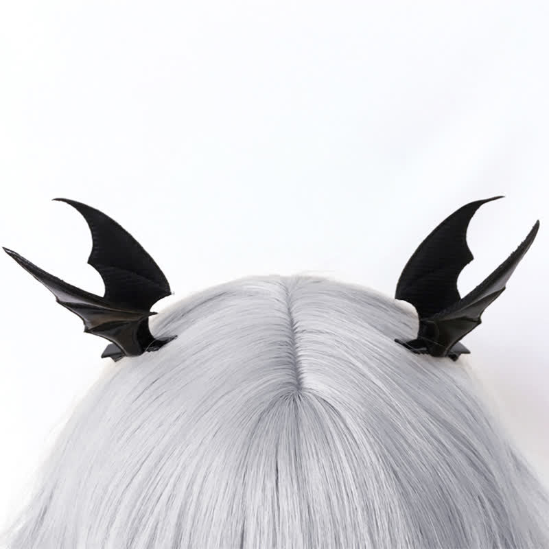 Pince à cheveux gothique en forme d'ailes de chauve-souris et de papillon de nuit, accessoire pour cheveux d'Halloween