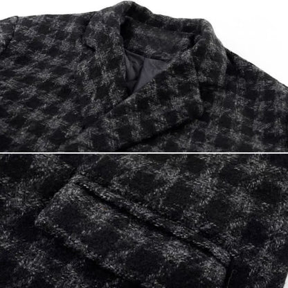 Lattice Blazer Print Lapel Slim Pants T-Shirt Denim Chic