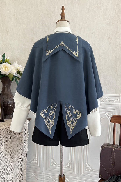 Printed Ouji Prince Handsome Lolita Cloak